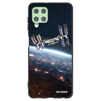 Picasee fekete szilikon tok az alábbi mobiltelefonokra Samsung Galaxy A22 A225F 4G - Station