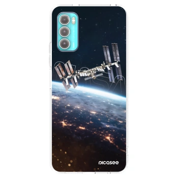 Picasee átlátszó szilikon tok az alábbi mobiltelefonokra Motorola Moto G60 - Station