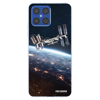 Picasee átlátszó szilikon tok az alábbi mobiltelefonokra Honor X8 4G - Station