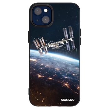 Picasee fekete szilikon tok az alábbi mobiltelefonokra Apple iPhone 14 Plus - Station