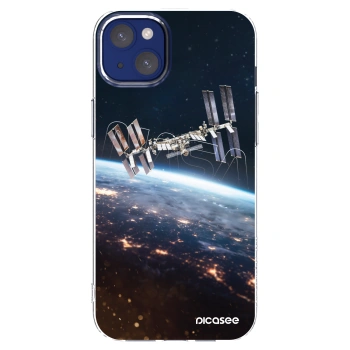 Picasee átlátszó szilikon tok az alábbi mobiltelefonokra Apple iPhone 14 Plus - Station