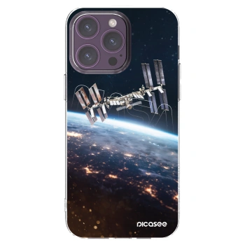 Picasee átlátszó szilikon tok az alábbi mobiltelefonokra Apple iPhone 14 Pro Max - Station