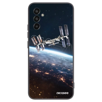 Picasee fekete szilikon tok az alábbi mobiltelefonokra Samsung Galaxy M13 M135F - Station