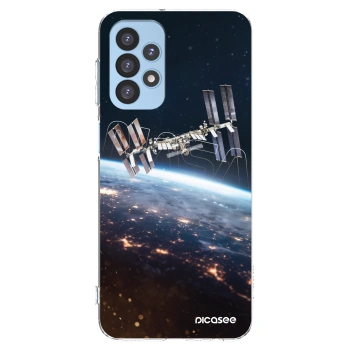Picasee átlátszó szilikon tok az alábbi mobiltelefonokra Samsung Galaxy A23 A235F 4G - Station
