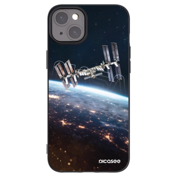 Picasee fekete szilikon tok az alábbi mobiltelefonokra Apple iPhone 15 Plus - Station