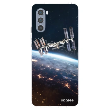 Picasee átlátszó szilikon tok az alábbi mobiltelefonokra Motorola Moto G62 - Station