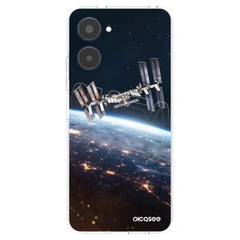 Picasee átlátszó szilikon tok az alábbi mobiltelefonokra Realme 10 4G - Station
