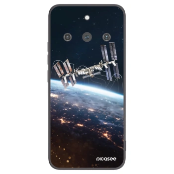 Picasee fekete szilikon tok az alábbi mobiltelefonokra Realme 11 Pro+ - Station