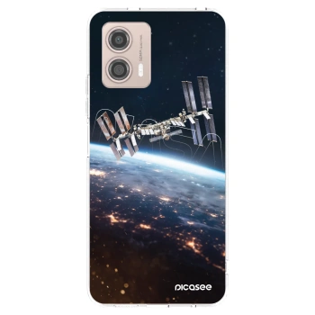 Picasee átlátszó szilikon tok az alábbi mobiltelefonokra Motorola Moto G53 5G - Station