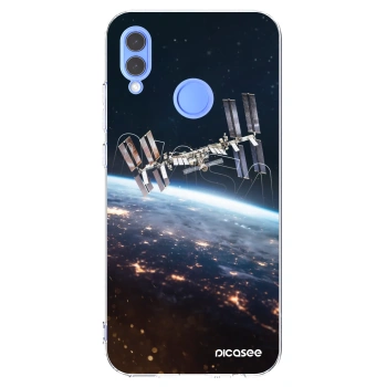 Picasee átlátszó szilikon tok az alábbi mobiltelefonokra Honor 10 Lite - Station
