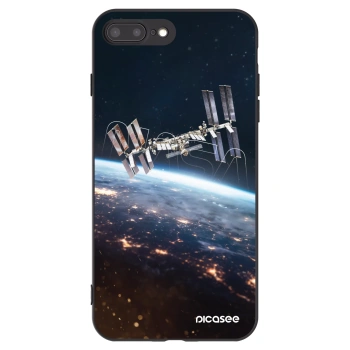 Picasee fekete szilikon tok az alábbi mobiltelefonokra Apple iPhone 7 Plus - Station