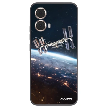 Picasee fekete szilikon tok az alábbi mobiltelefonokra Motorola Moto G85 - Station