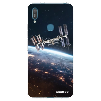 Picasee átlátszó szilikon tok az alábbi mobiltelefonokra Huawei Y7 2019 - Station