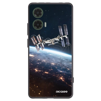 Picasee fekete szilikon tok az alábbi mobiltelefonokra Motorola Moto G35 5G - Station