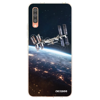 Picasee átlátszó szilikon tok az alábbi mobiltelefonokra Samsung Galaxy A70 A705F - Station