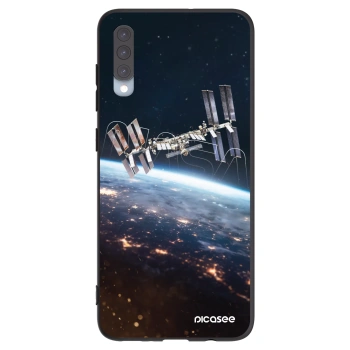 Picasee fekete szilikon tok az alábbi mobiltelefonokra Samsung Galaxy A70 A705F - Station