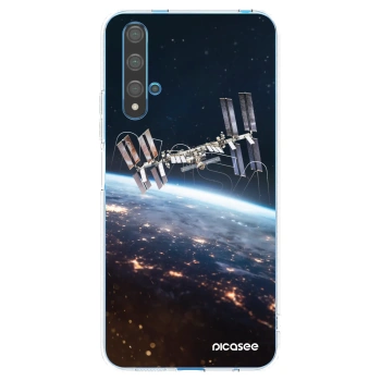 Picasee átlátszó szilikon tok az alábbi mobiltelefonokra Huawei Nova 5T - Station