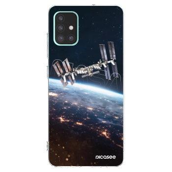 Picasee átlátszó szilikon tok az alábbi mobiltelefonokra Samsung Galaxy A51 A515F - Station