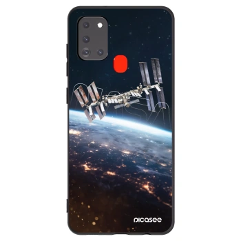 Picasee fekete szilikon tok az alábbi mobiltelefonokra Samsung Galaxy A21s - Station