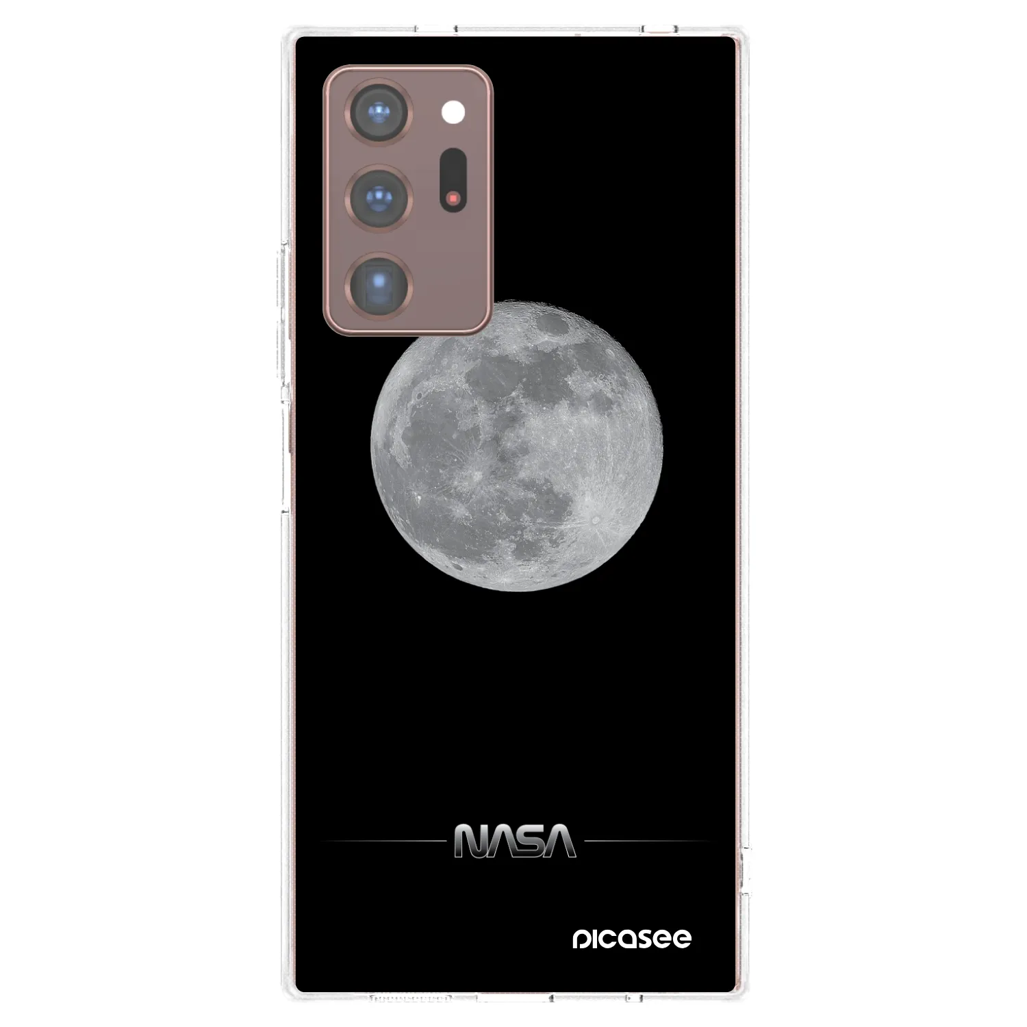 Picasee átlátszó szilikon tok az alábbi mobiltelefonokra Samsung Galaxy Note 20 Ultra - Moon Minimal