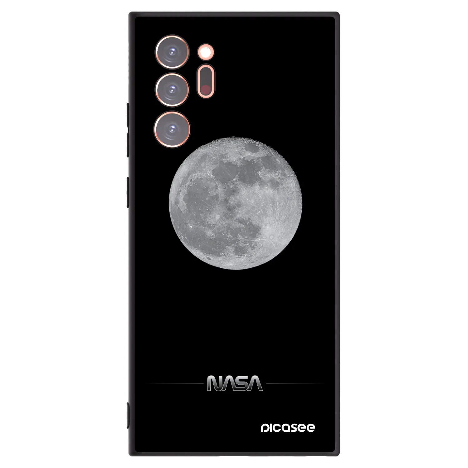 Picasee fekete szilikon tok az alábbi mobiltelefonokra Samsung Galaxy Note 20 Ultra - Moon Minimal