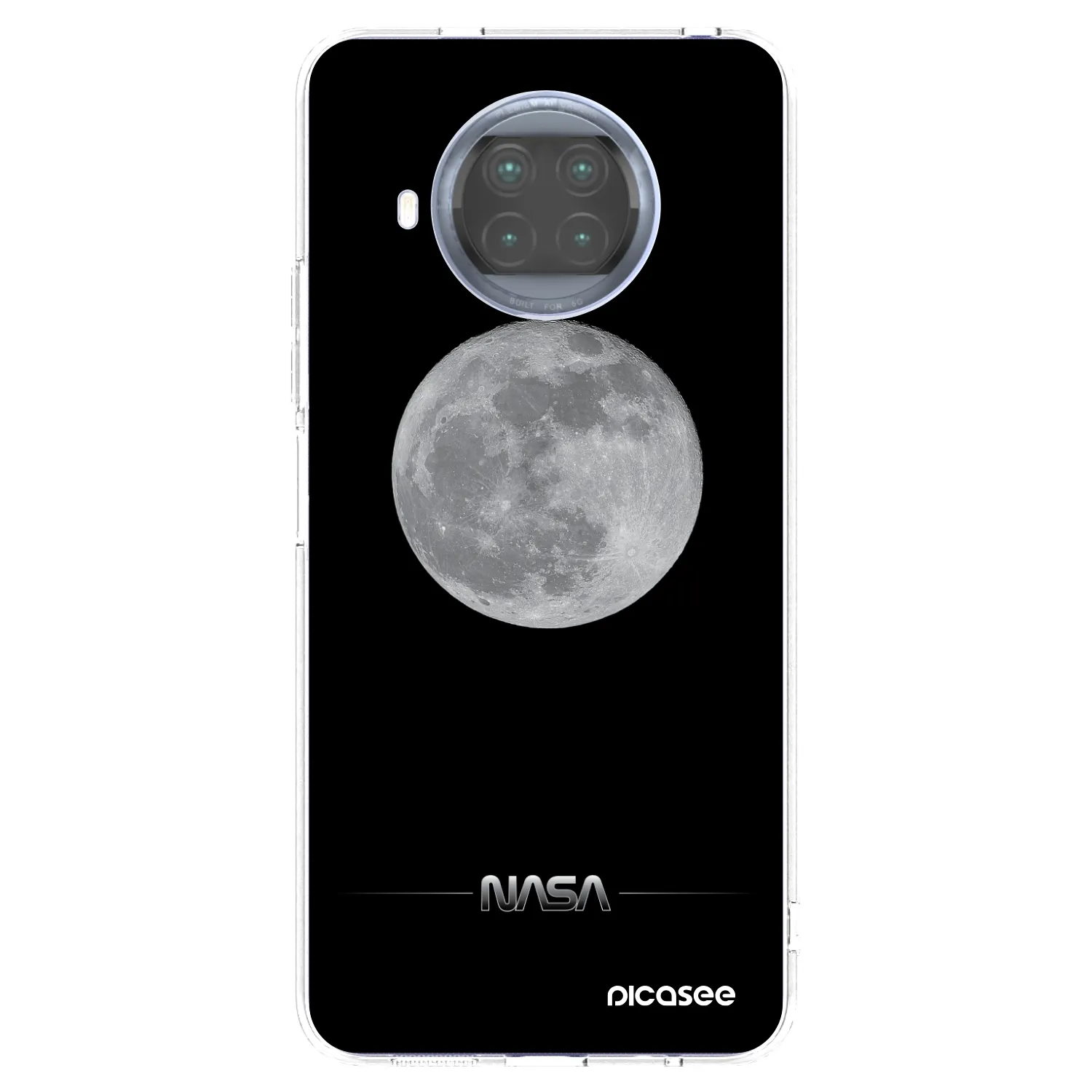 Picasee átlátszó szilikon tok az alábbi mobiltelefonokra Xiaomi Mi 10T Lite - Moon Minimal