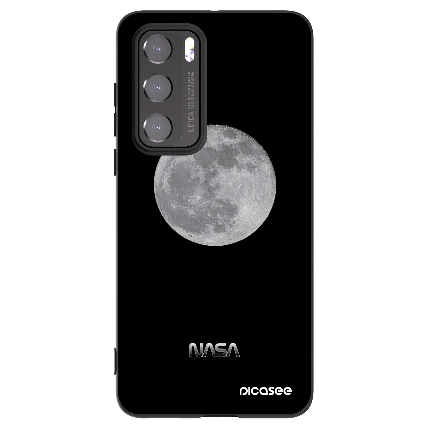Picasee fekete szilikon tok az alábbi mobiltelefonokra Huawei P40 - Moon Minimal