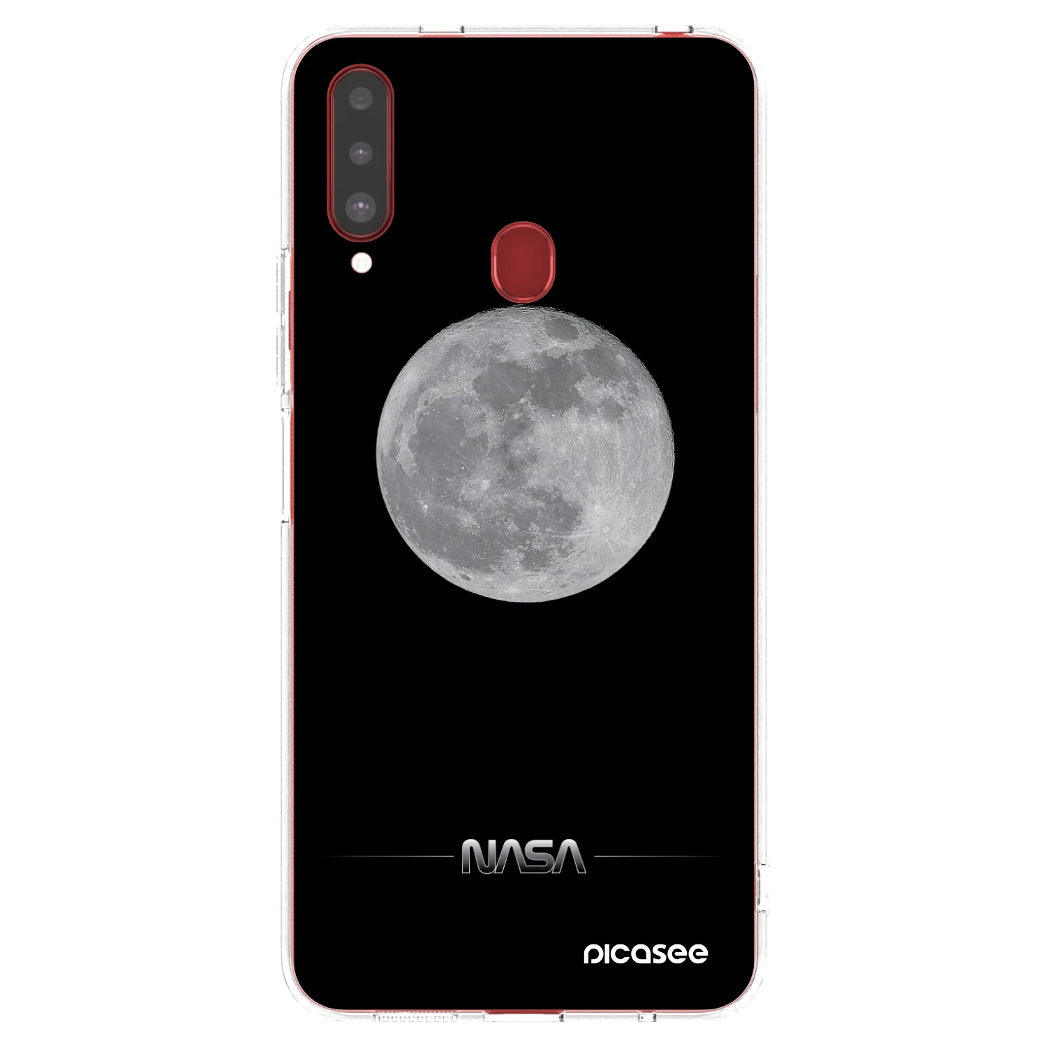 Picasee átlátszó szilikon tok az alábbi mobiltelefonokra Samsung Galaxy A20s - Moon Minimal