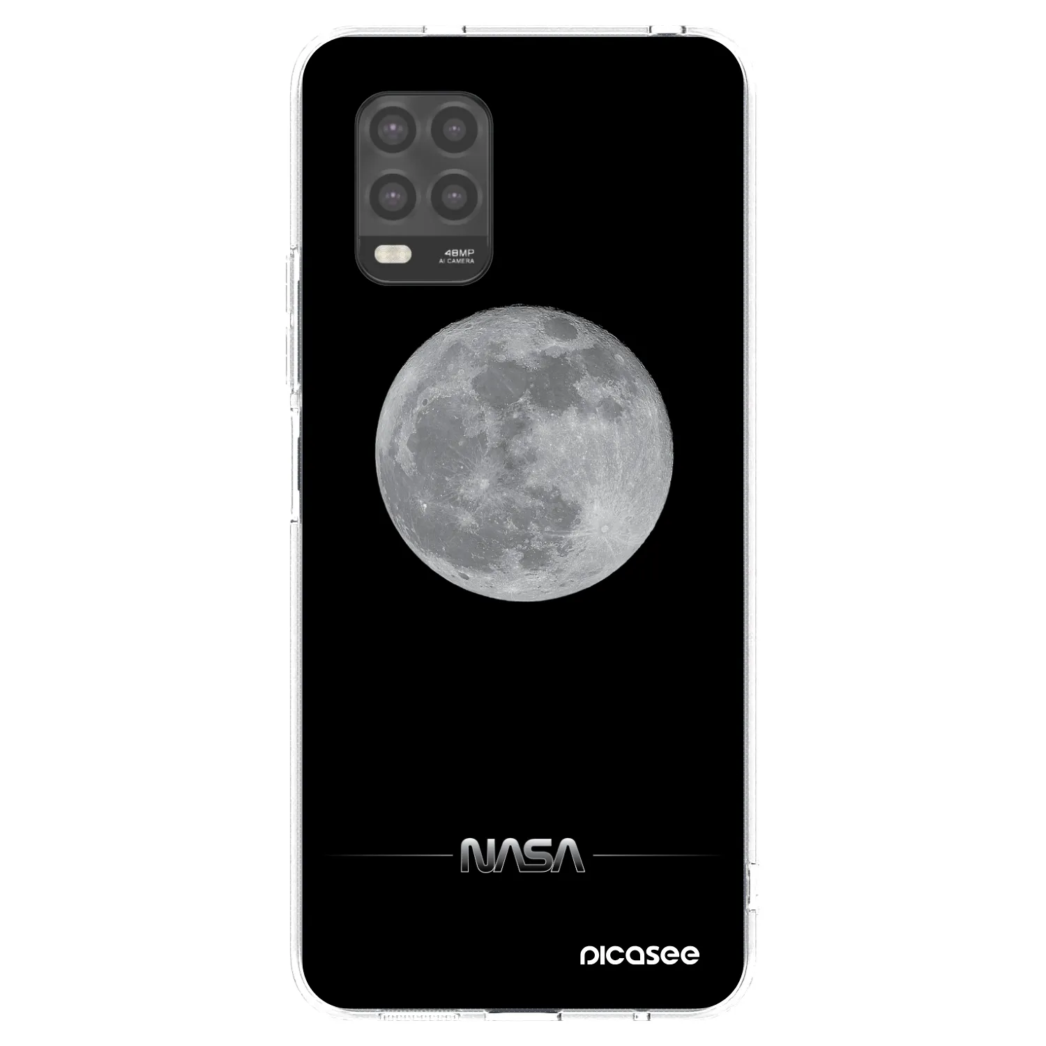 Picasee átlátszó szilikon tok az alábbi mobiltelefonokra Xiaomi Mi 10 Lite - Moon Minimal