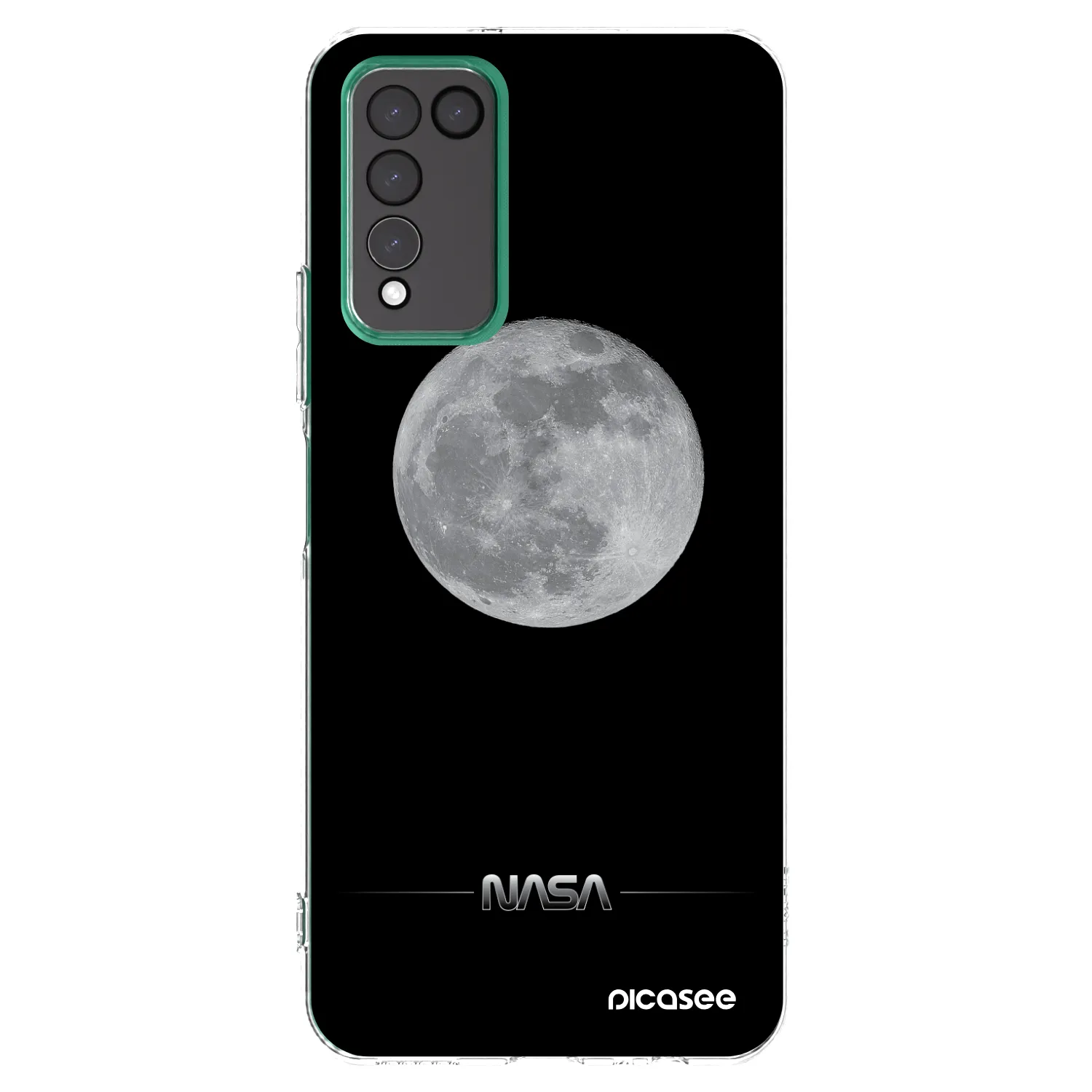 Picasee átlátszó szilikon tok az alábbi mobiltelefonokra Honor 10X Lite - Moon Minimal
