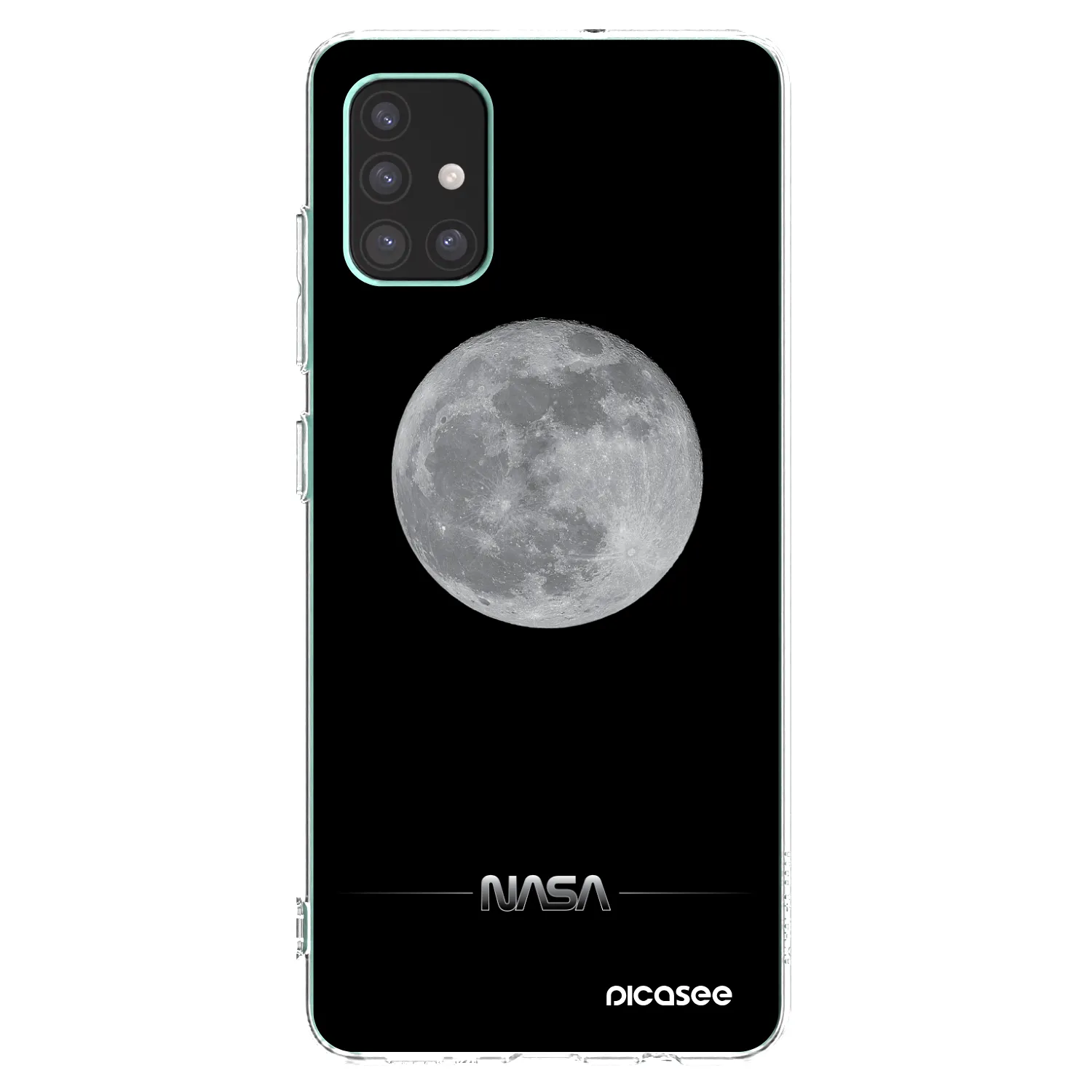 Picasee átlátszó szilikon tok az alábbi mobiltelefonokra Samsung Galaxy M51 M515F - Moon Minimal