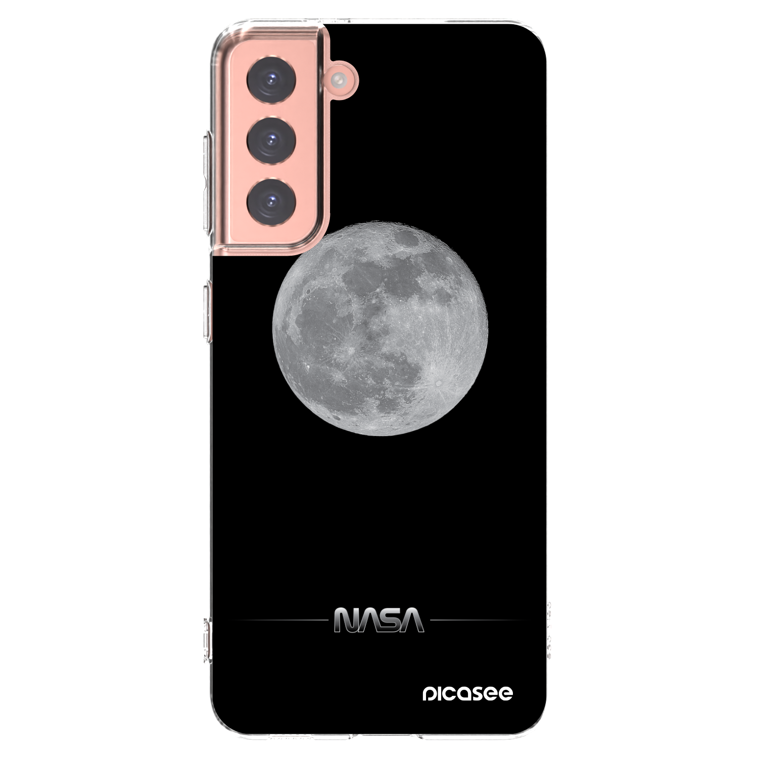 Picasee átlátszó szilikon tok az alábbi mobiltelefonokra Samsung Galaxy S21 5G G991B - Moon Minimal