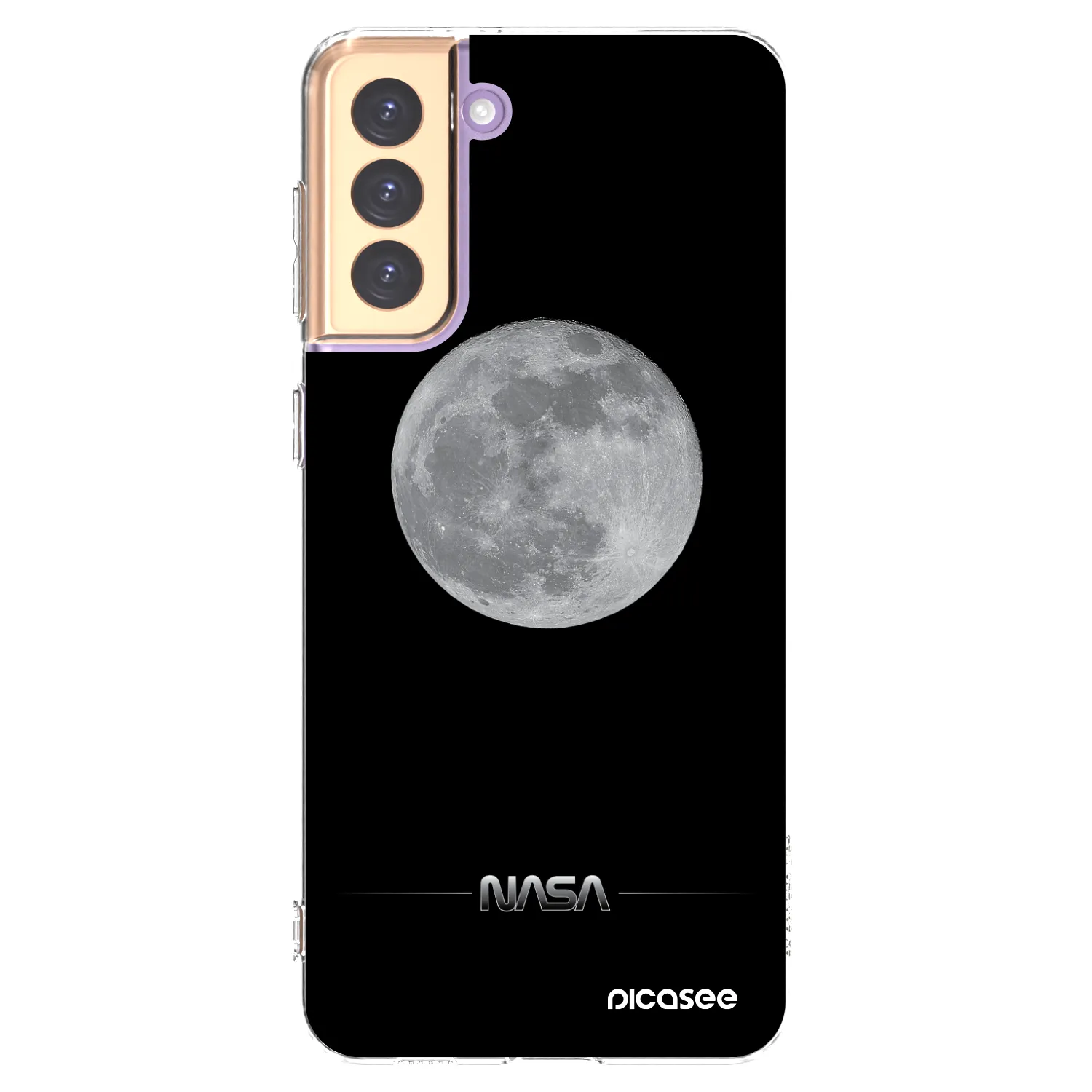 Picasee átlátszó szilikon tok az alábbi mobiltelefonokra Samsung Galaxy S21+ 5G G996F - Moon Minimal