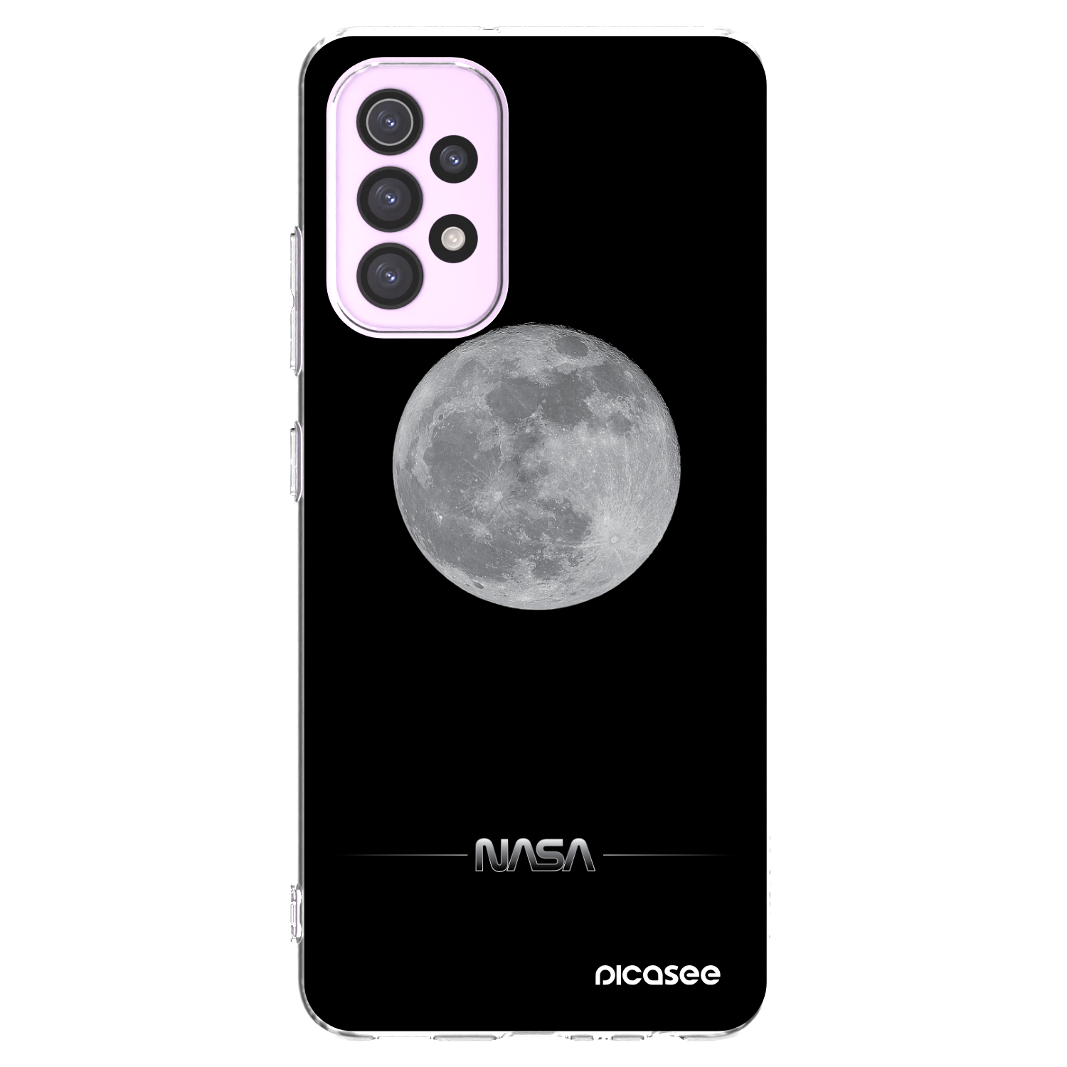 Picasee átlátszó szilikon tok az alábbi mobiltelefonokra Samsung Galaxy A32 5G A326B - Moon Minimal
