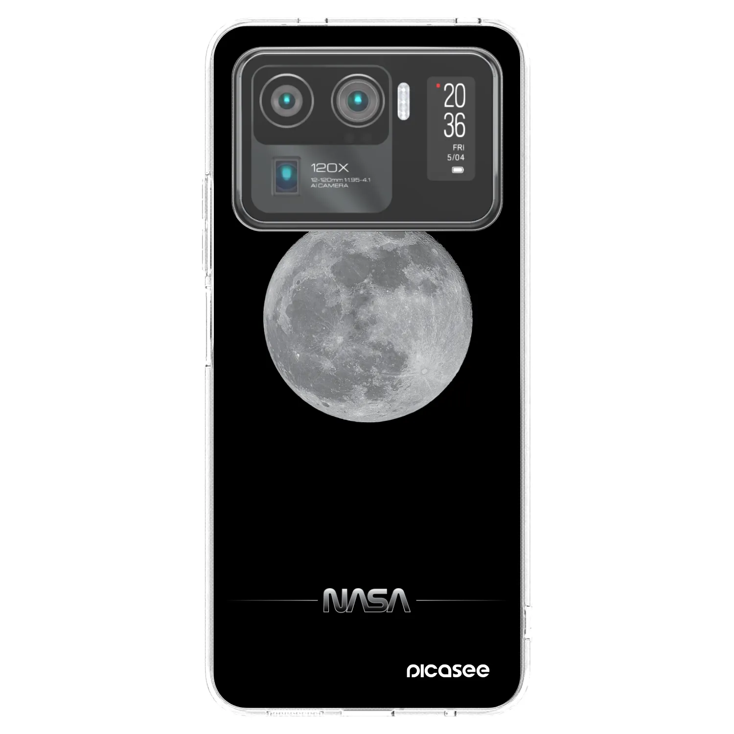 Picasee átlátszó szilikon tok az alábbi mobiltelefonokra Xiaomi Mi 11 Ultra - Moon Minimal