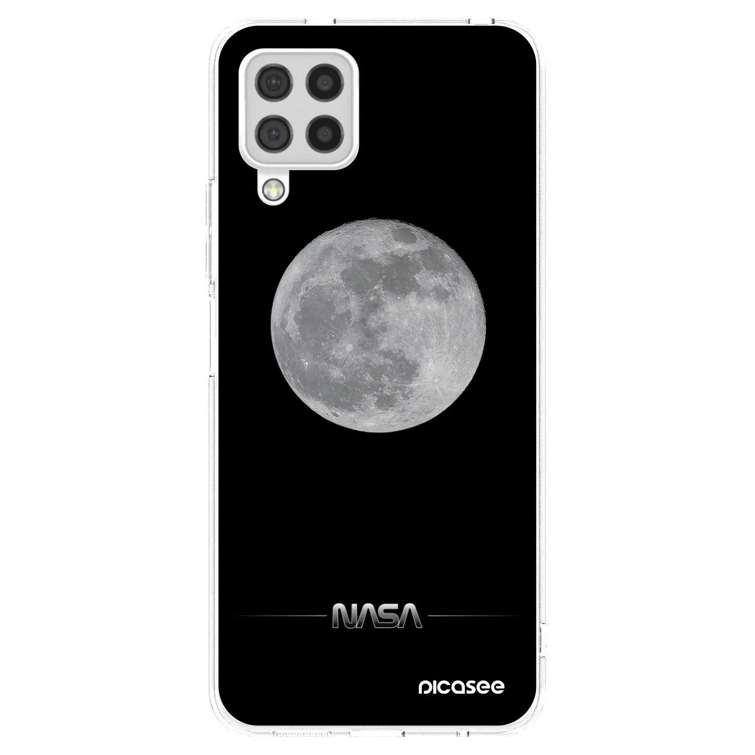 Picasee átlátszó szilikon tok az alábbi mobiltelefonokra Samsung Galaxy A22 A225F 4G - Moon Minimal