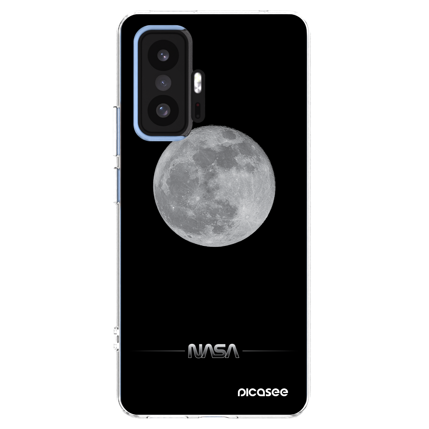 Picasee átlátszó szilikon tok az alábbi mobiltelefonokra Xiaomi 11T - Moon Minimal