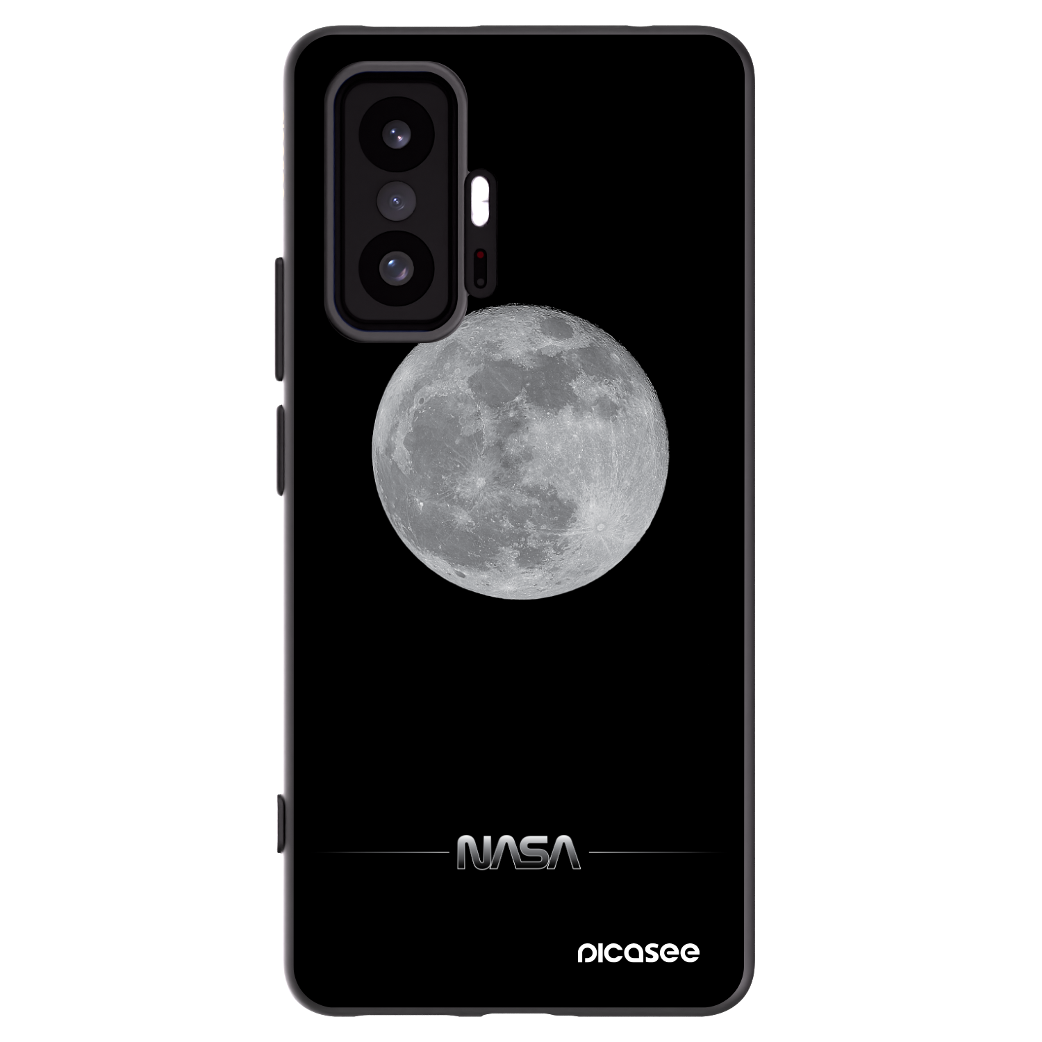 Picasee fekete szilikon tok az alábbi mobiltelefonokra Xiaomi 11T Pro - Moon Minimal