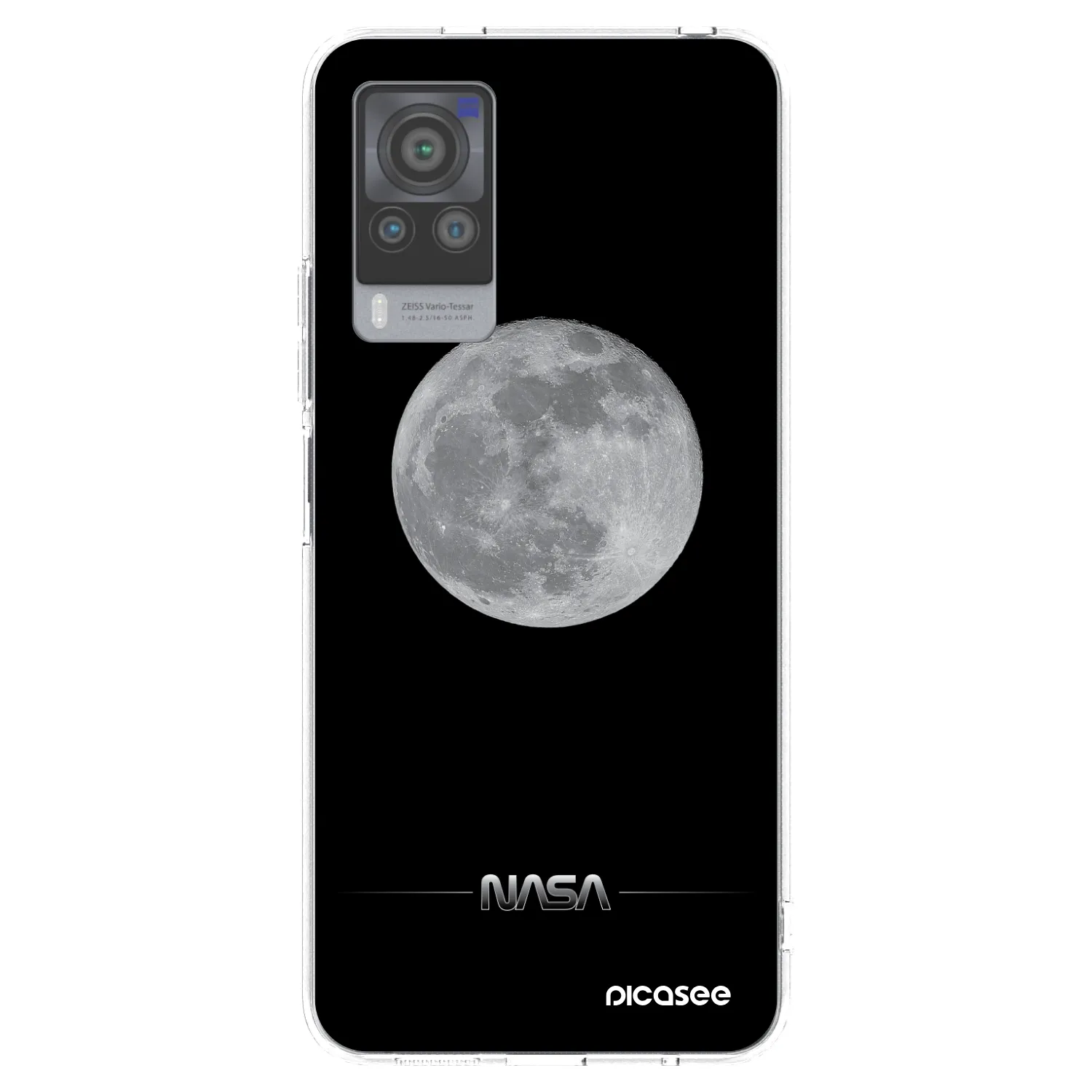 Picasee átlátszó szilikon tok az alábbi mobiltelefonokra Vivo X60 Pro 5G - Moon Minimal