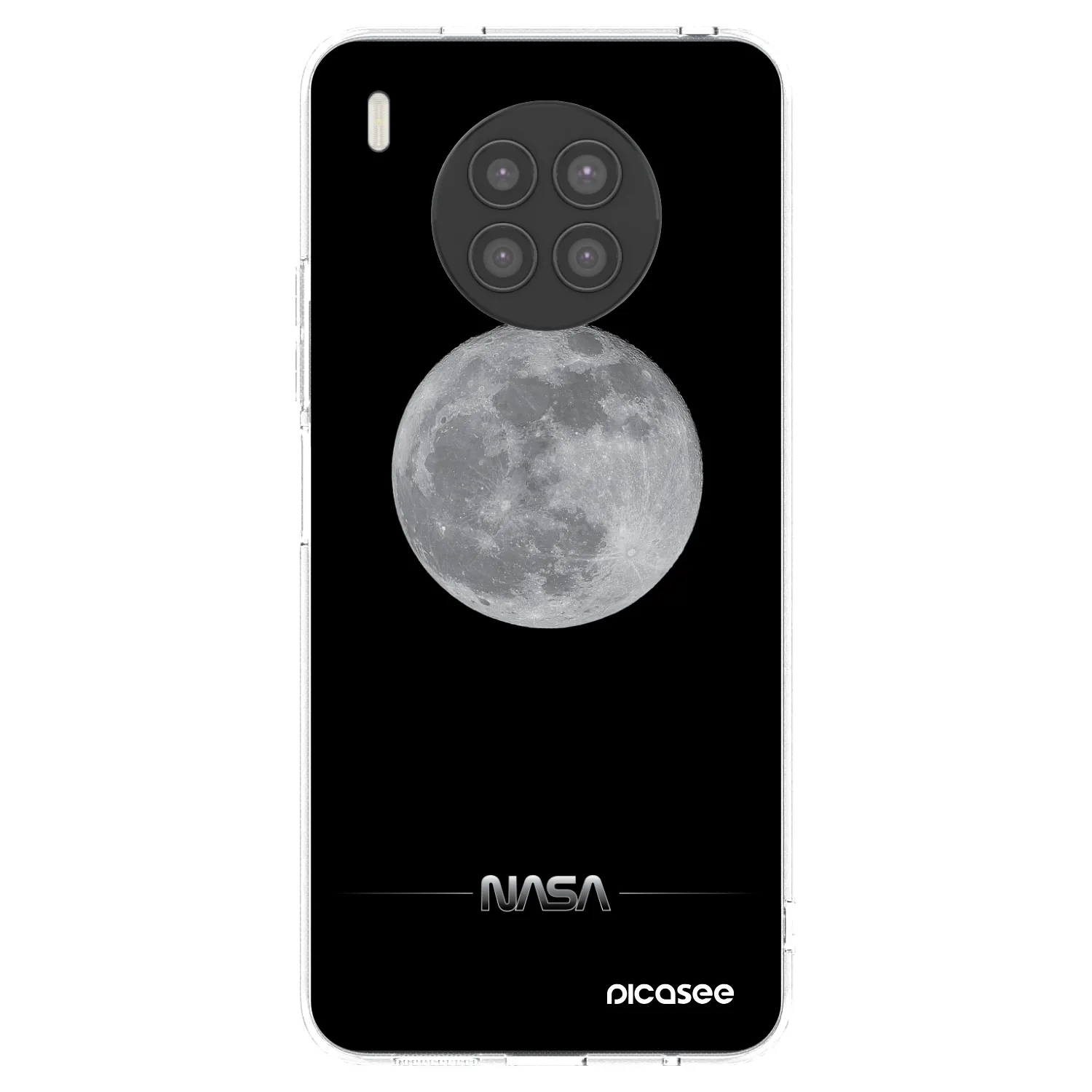 Picasee átlátszó szilikon tok az alábbi mobiltelefonokra Huawei Nova 8i - Moon Minimal