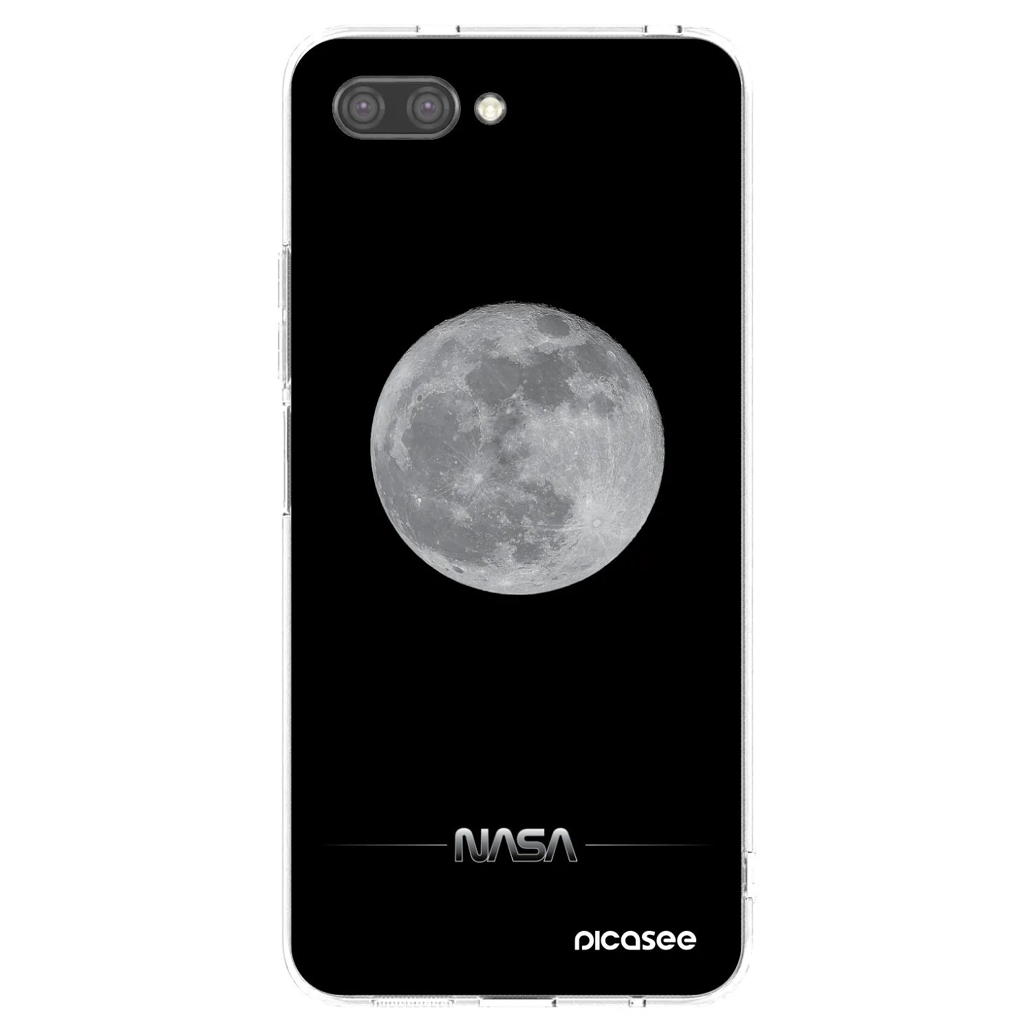Picasee átlátszó szilikon tok az alábbi mobiltelefonokra Honor 10 - Moon Minimal