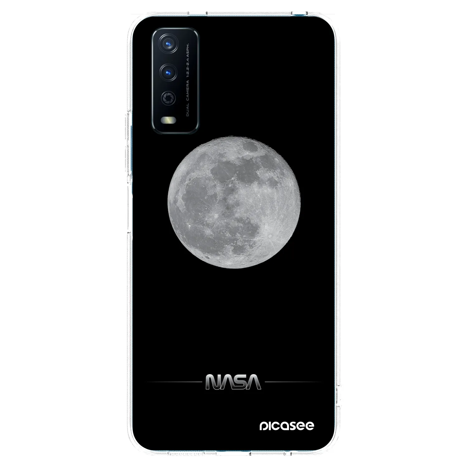 Picasee átlátszó szilikon tok az alábbi mobiltelefonokra Vivo Y11s - Moon Minimal
