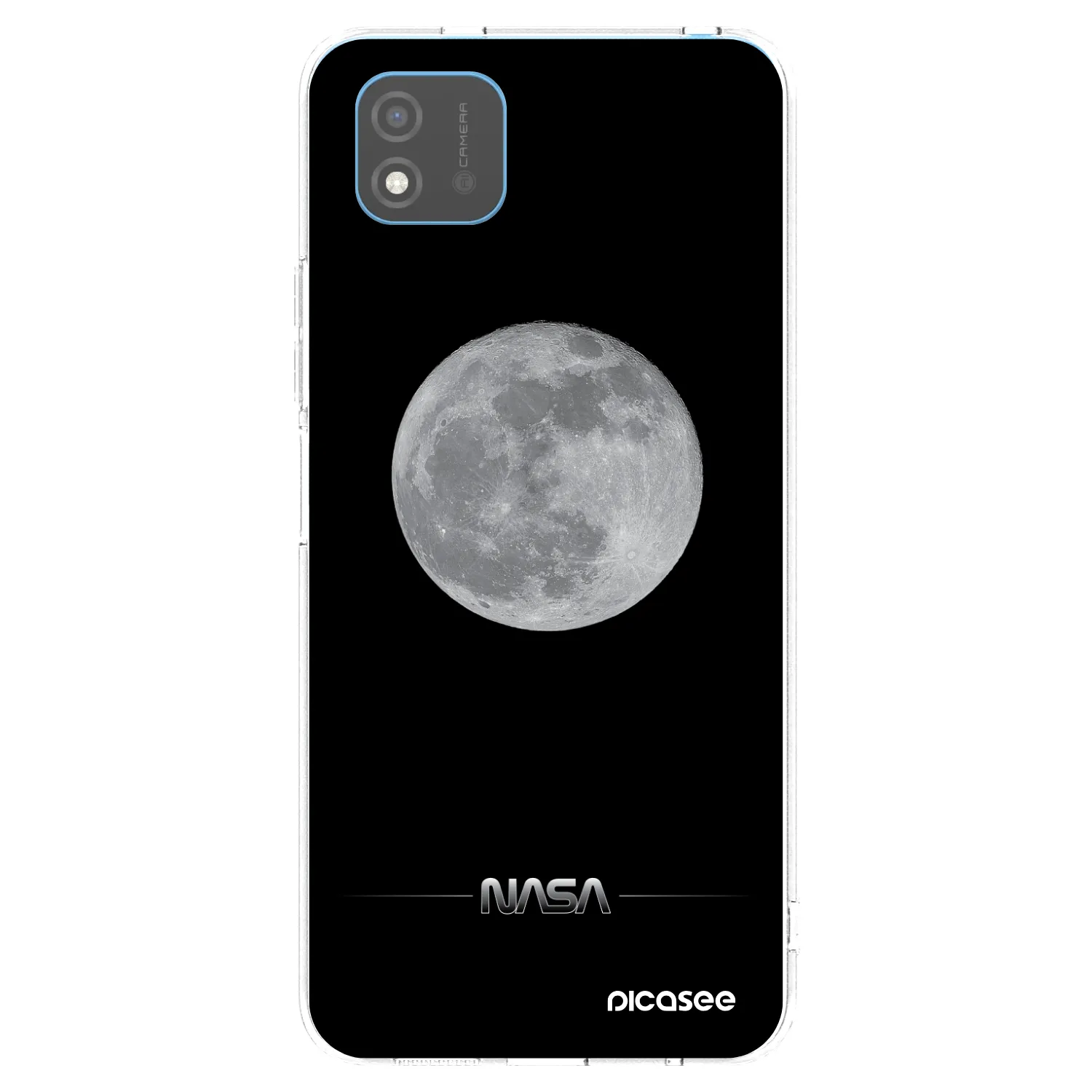 Picasee átlátszó szilikon tok az alábbi mobiltelefonokra Realme C11 (2021) - Moon Minimal