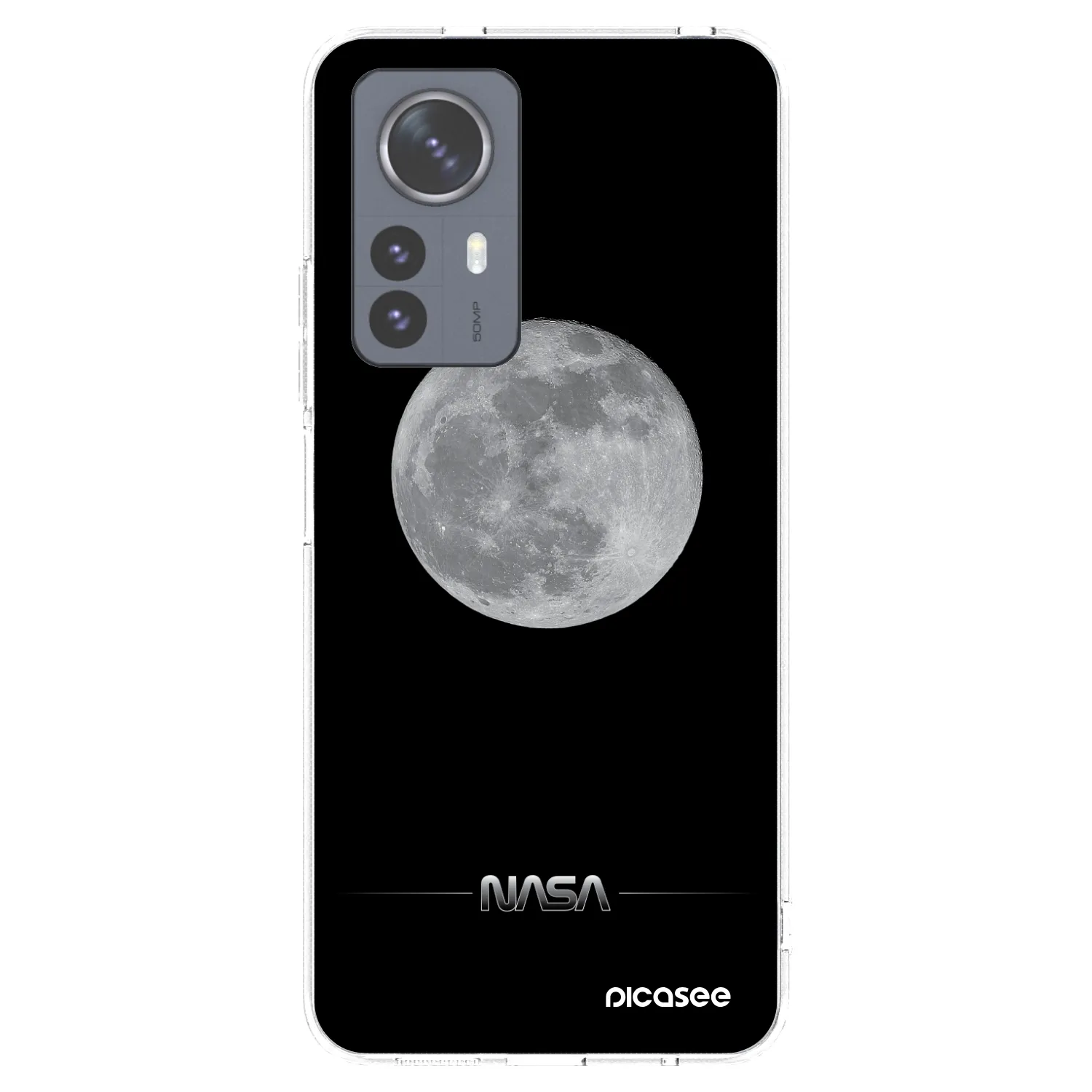 Picasee átlátszó szilikon tok az alábbi mobiltelefonokra Xiaomi 12 Pro - Moon Minimal