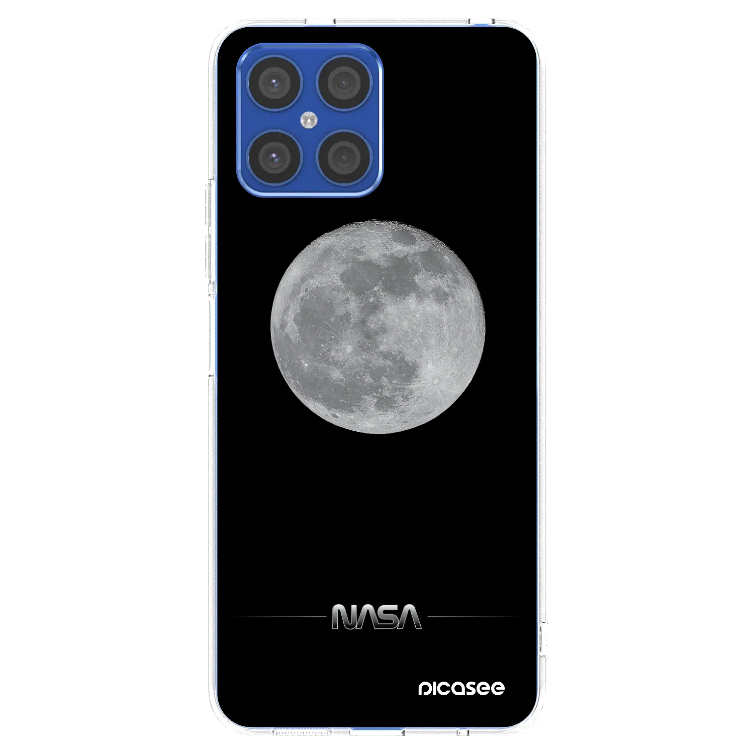 Picasee átlátszó szilikon tok az alábbi mobiltelefonokra Honor X8 4G - Moon Minimal