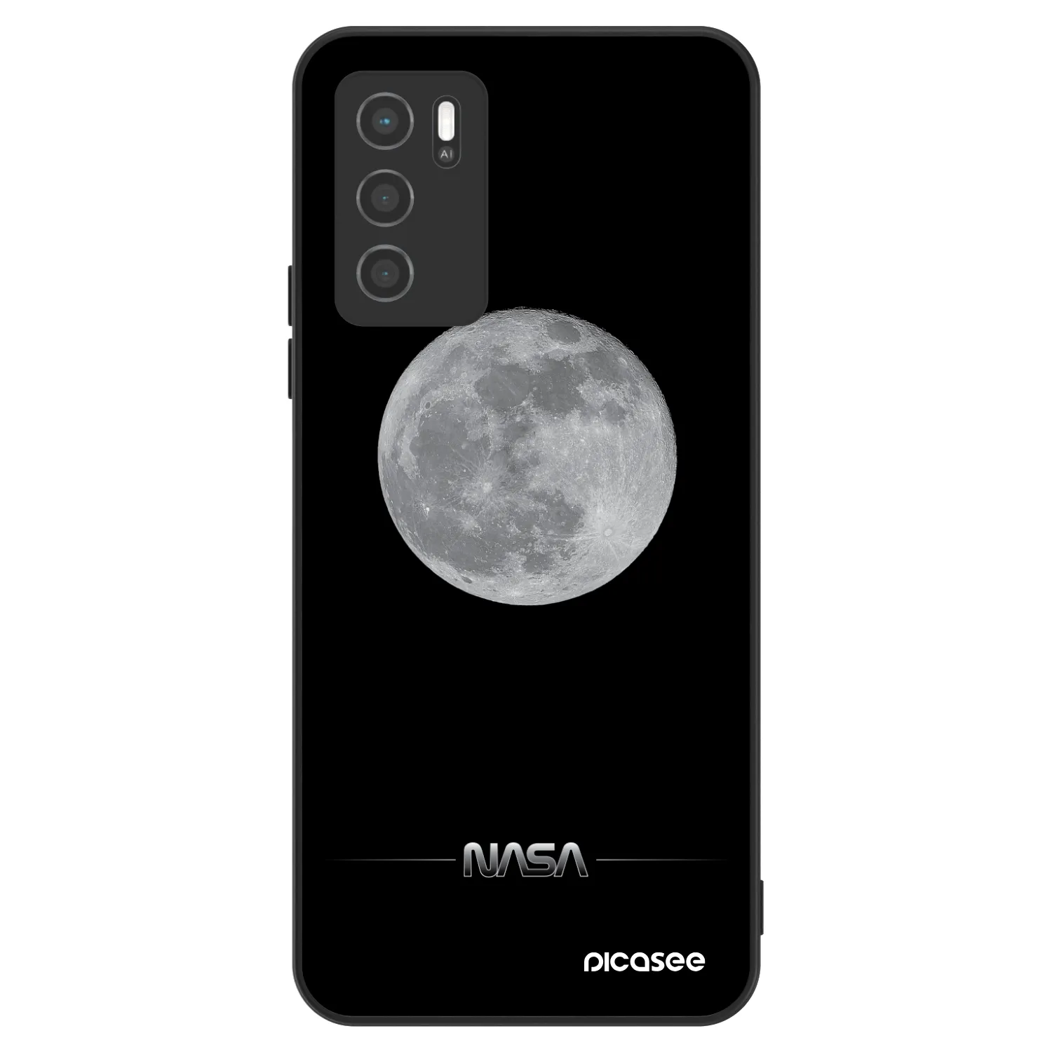 Picasee ULTIMATE CASE OPPO A16 - készülékre - Moon Minimal