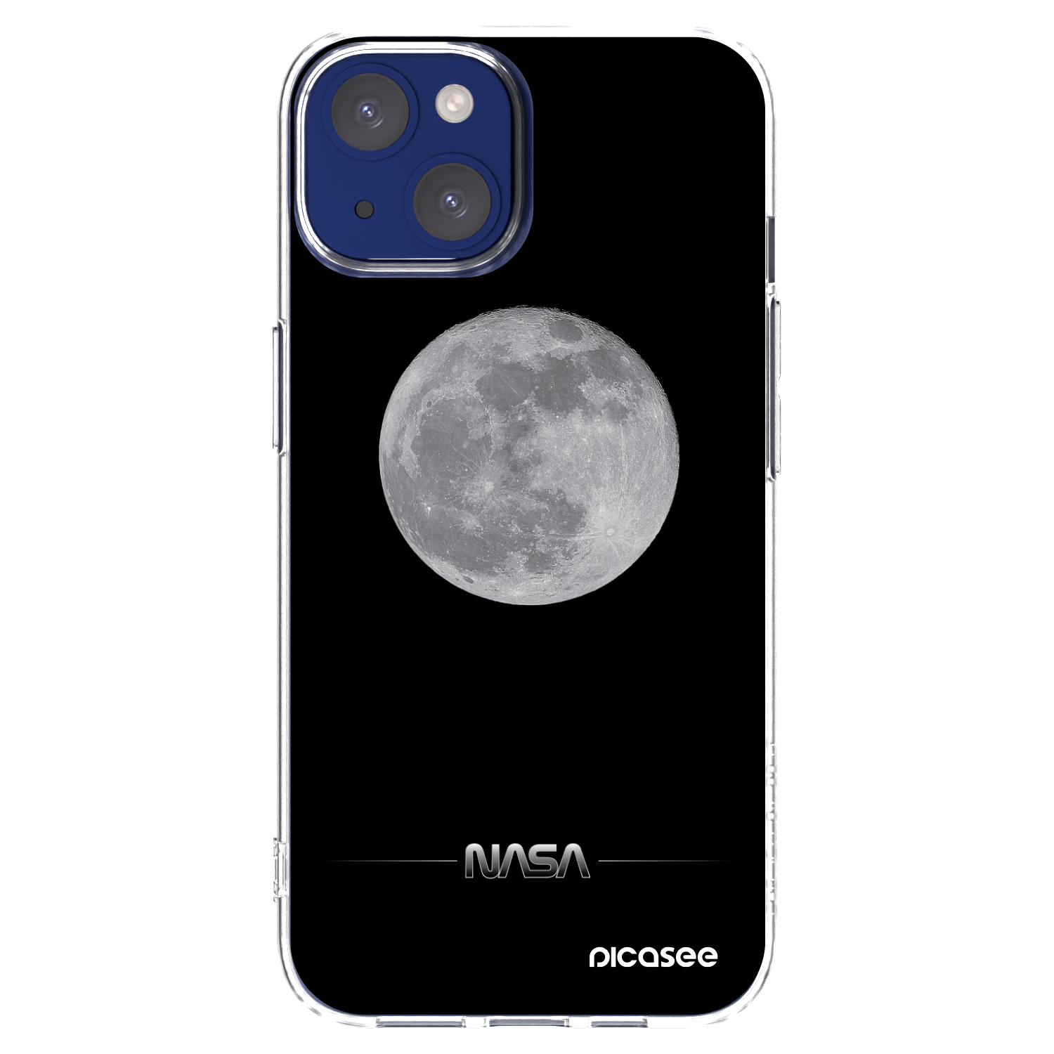Picasee átlátszó szilikon tok az alábbi mobiltelefonokra Apple iPhone 14 - Moon Minimal