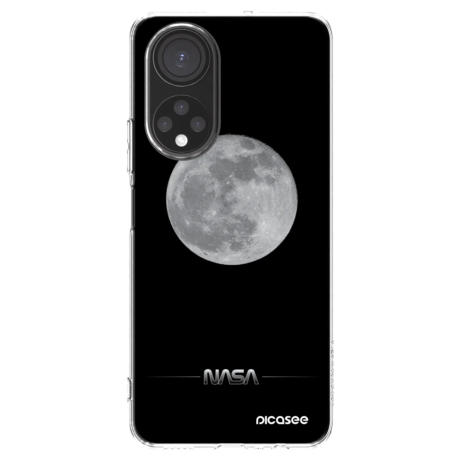 Picasee átlátszó szilikon tok az alábbi mobiltelefonokra Honor X7 - Moon Minimal