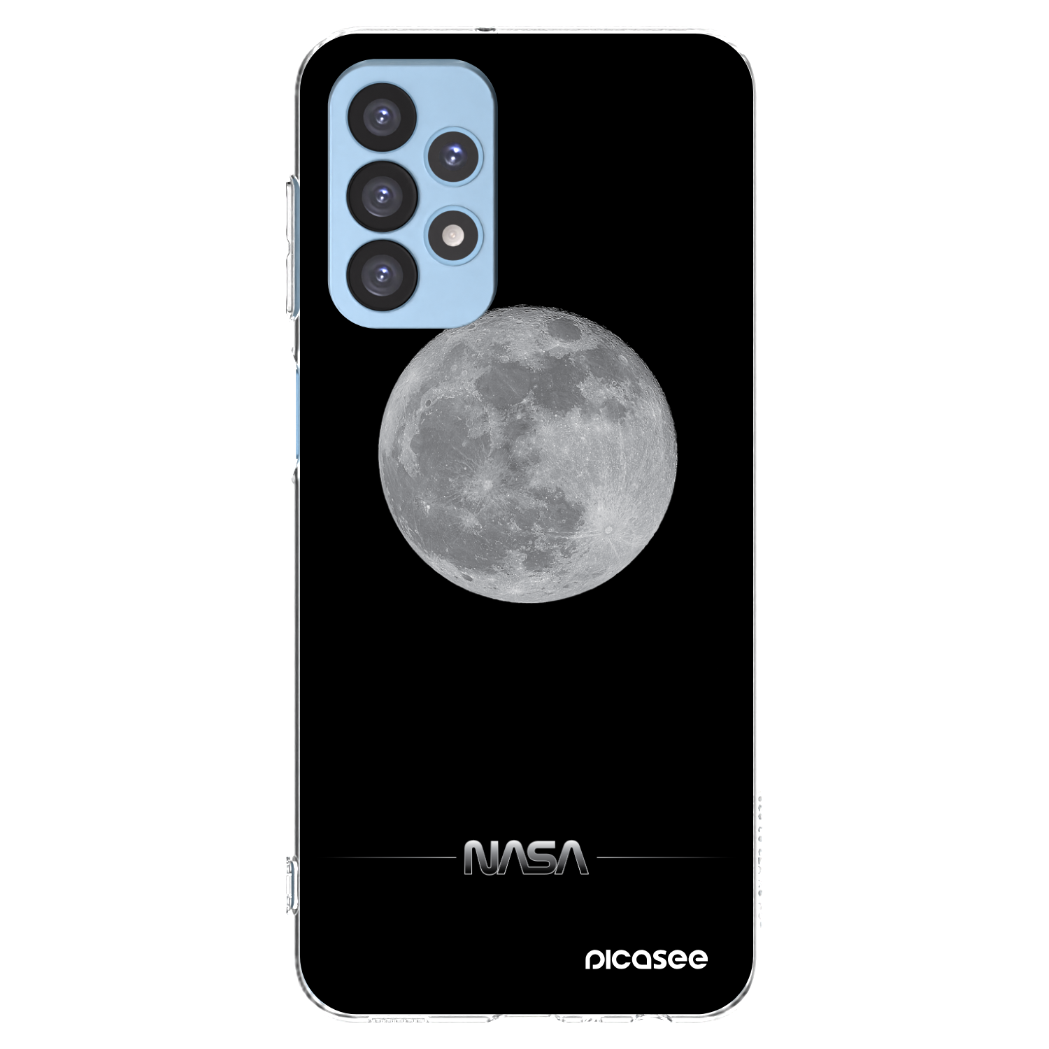 Picasee átlátszó szilikon tok az alábbi mobiltelefonokra Samsung Galaxy A23 A235F 4G - Moon Minimal