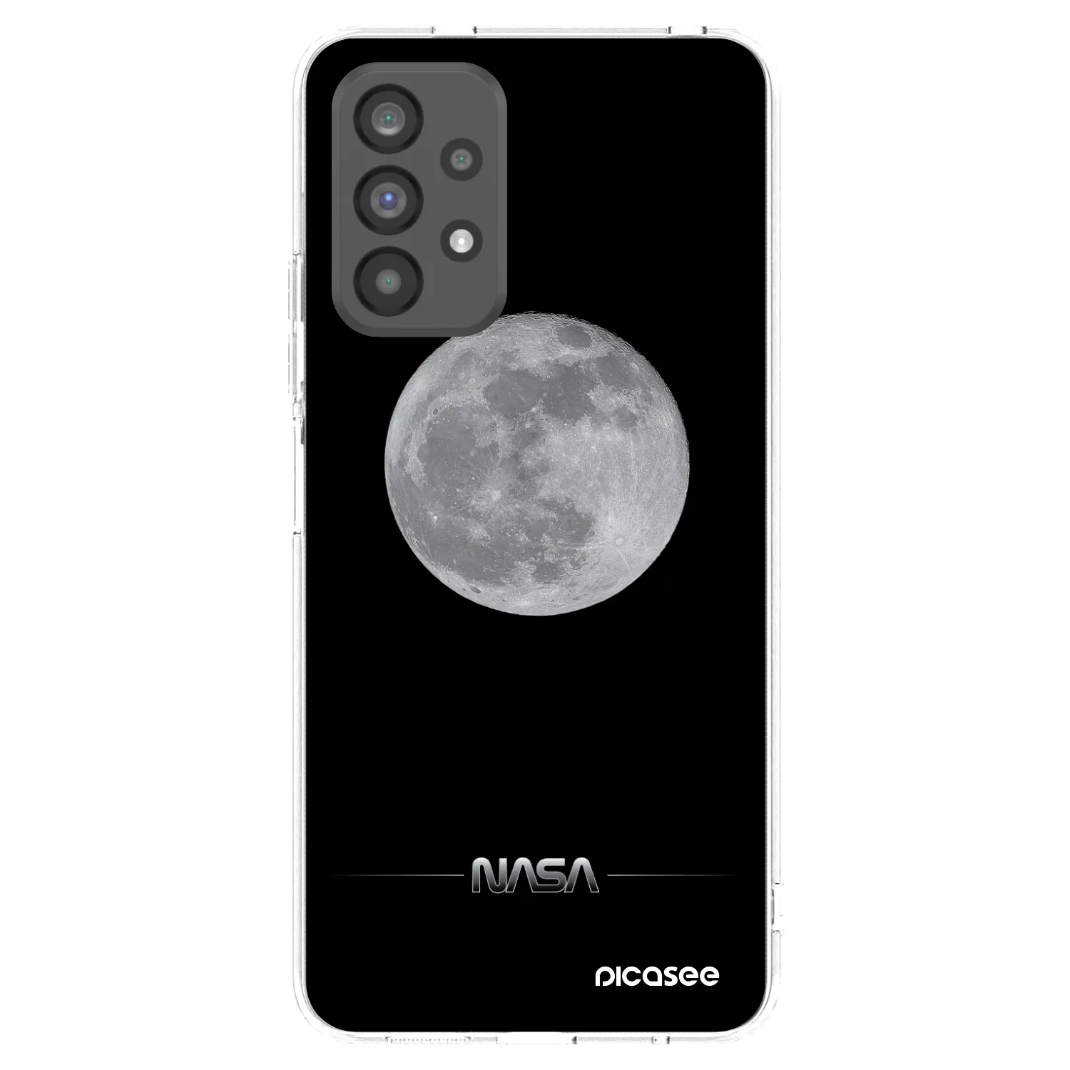 Picasee átlátszó szilikon tok az alábbi mobiltelefonokra Samsung Galaxy A73 5G - Moon Minimal